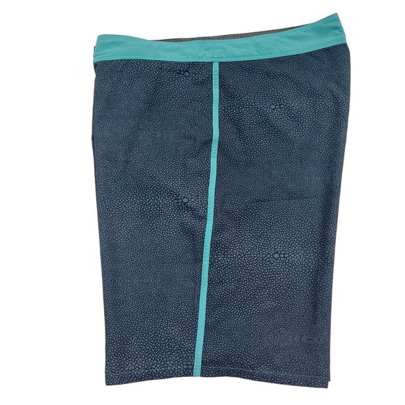 Hurley Board Shorts Mens 36 Green Phantom Drawstring Pool Beach Lightweight - Picture 2 of 10